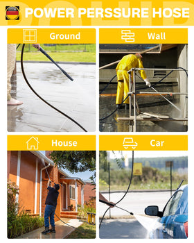 POHIR abrasion-resistant hose designed for longer life in home use.