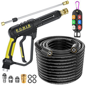 POHIR pressure washer gun 3600 psi ready for tough outdoor cleaning.