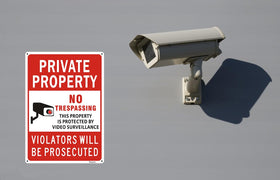 Poicrm night-ready sign readable thanks to reflective coating