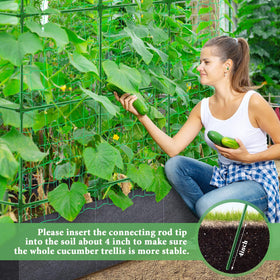 POILKMNI 46-gallon grow bag provides durable planting space for larger vegetables.