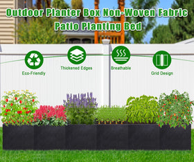 POILKMNI non-woven fabric texture closeup shows breathable, well-draining soil environment.