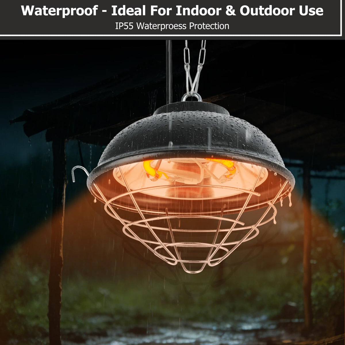 Poiyham versatile indoor-outdoor heater for poultry and pets
