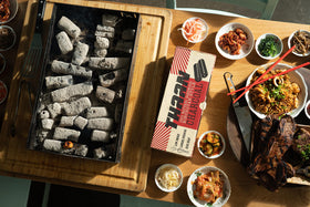Pok-Pok Thaan Charcoal long-burn-time delivers steady heat for longer cooks.