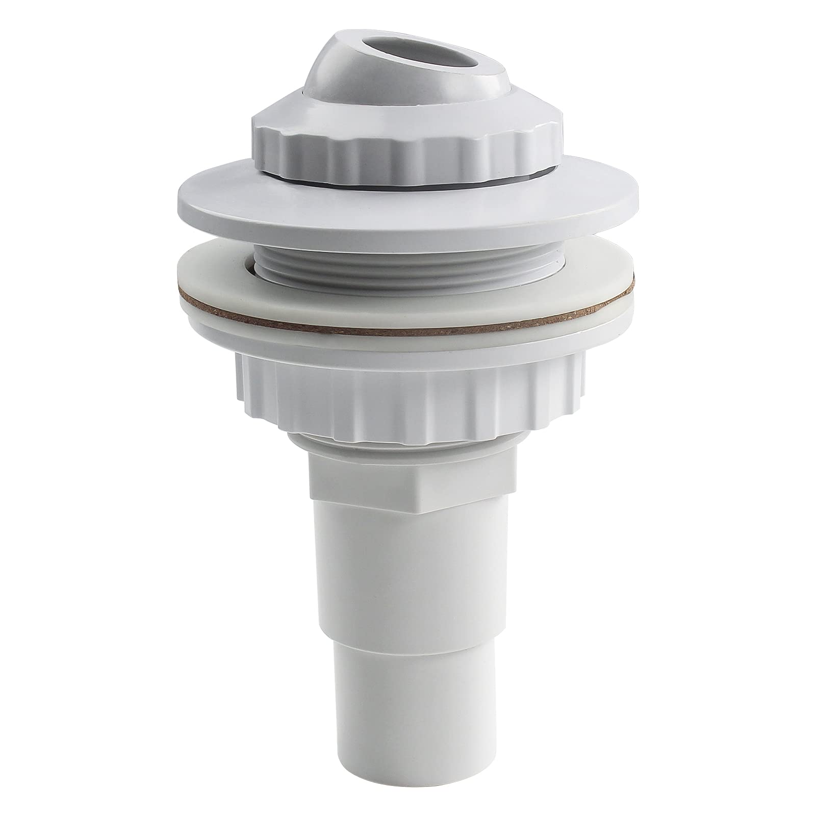 Pokin Above Ground Pool Return Jet Fitting with Gasket & Adapter by Bl ...