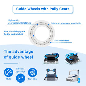 Pokin drive pulley detail highlights durable materials and fit.