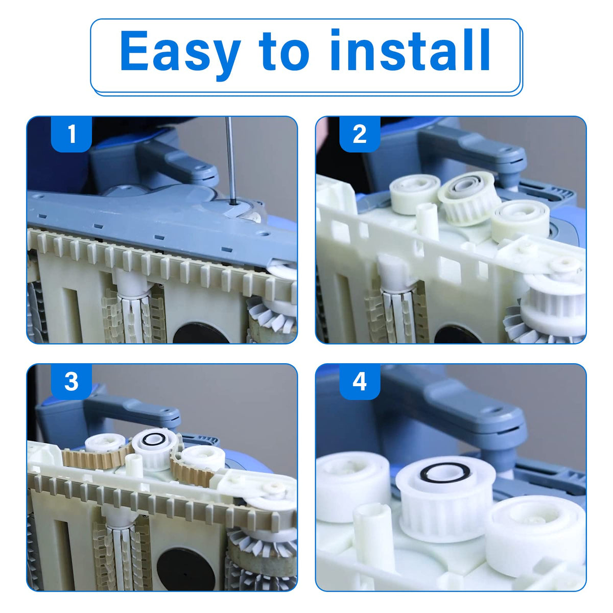 Pokin installation guide image with step-by-step alignment.