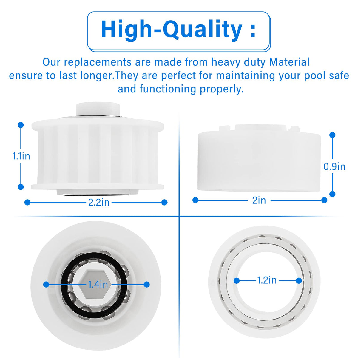 Pokin replacement parts pack keeps Maytronics cleaners performing reliably.
