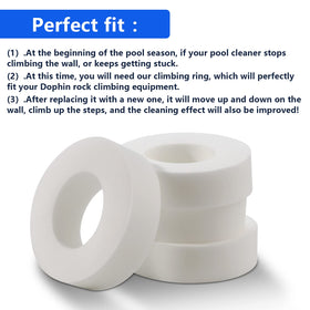Pokin Nautilus CC Plus climbing ring provides improved grip on vertical walls.