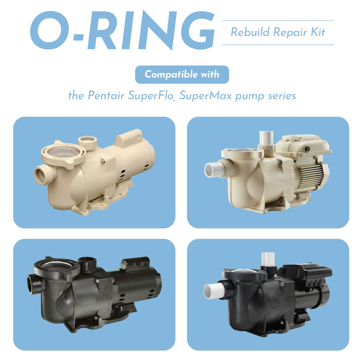 Pokin O-Ring Rebuild Kit water slinger component visible for debris ejection