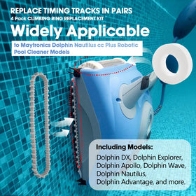 Pokin pool cleaner parts kit keeps Dolphin cleaners running smoothly.