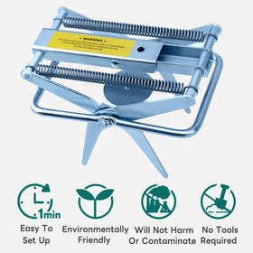 Polaflex mole trap safety marker aids careful placement