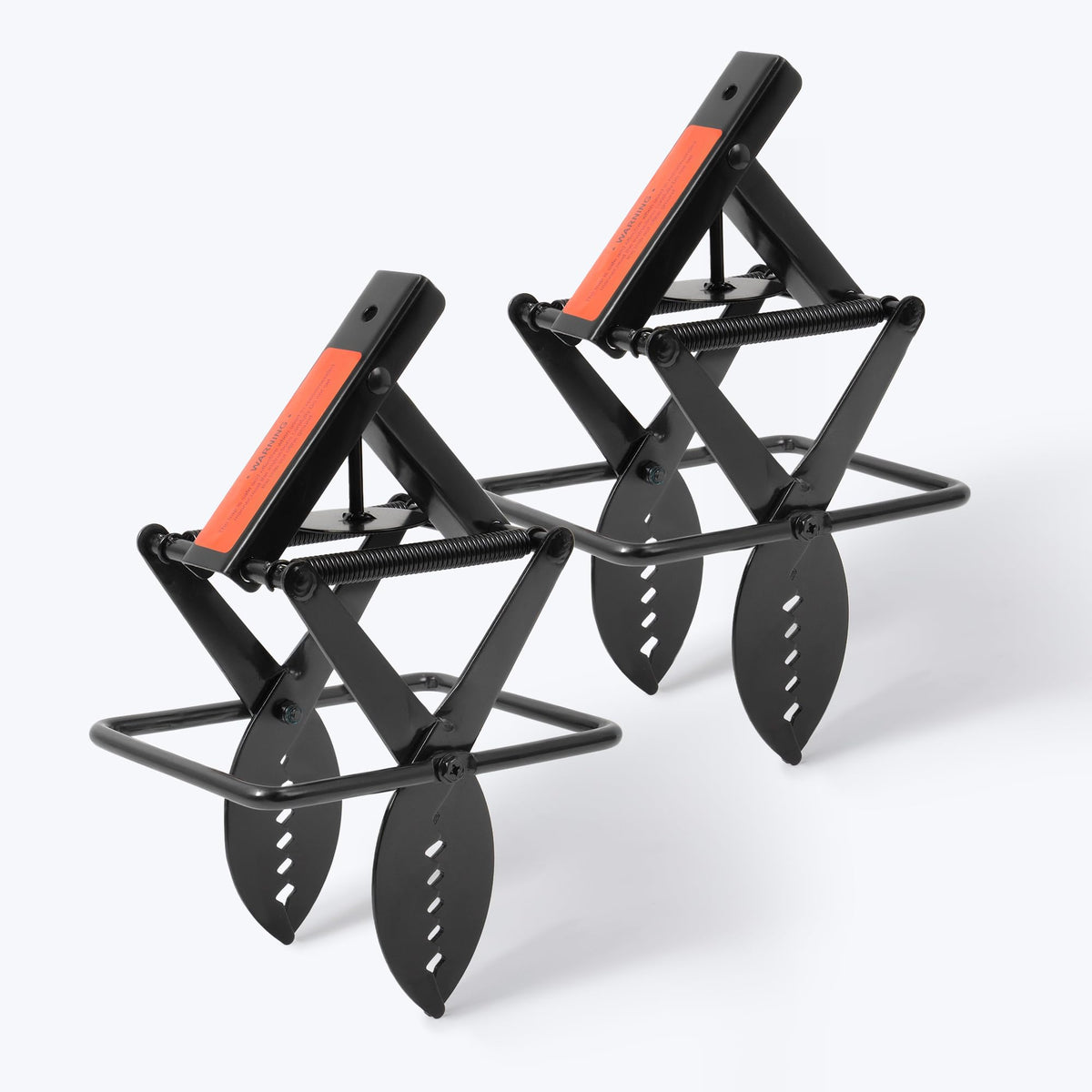 POlAFLEX mole trap in sleek black stainless steel for durable lawn protection.