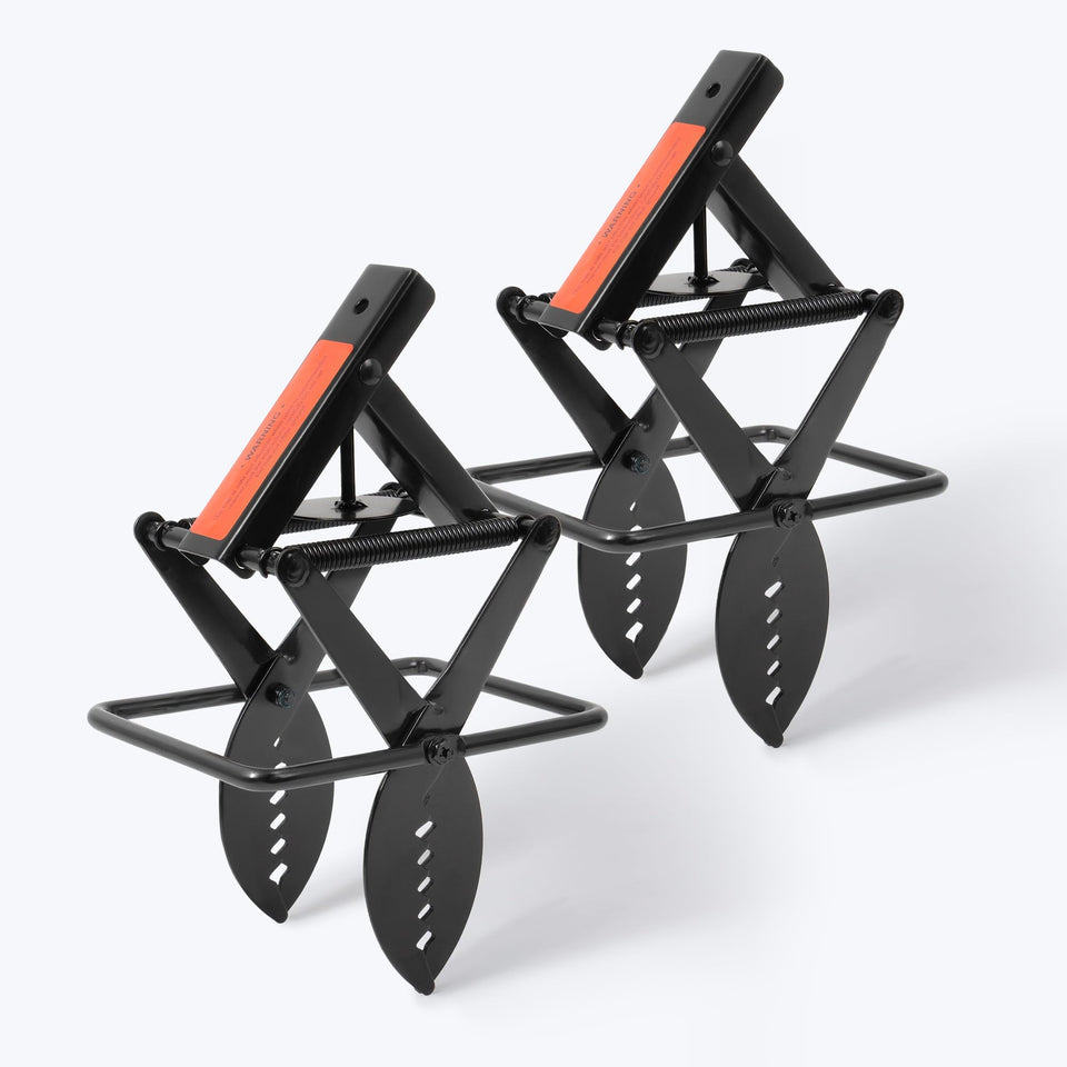 POlAFLEX mole trap in sleek black stainless steel for durable lawn protection.