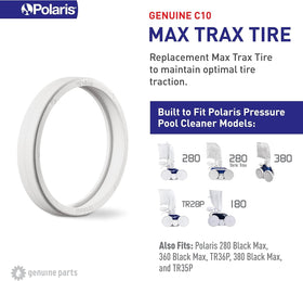 Polaris C10 tire in packaging ready for quick installation