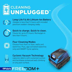 Polaris Freedom Plus outdoor charging caddy ready for charging and transport
