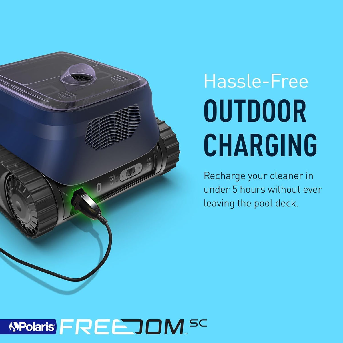 Polaris Freedom SC controlled via iAquaLink app from anywhere.