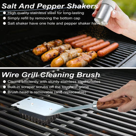 POLIGO salt and pepper shaker for on-the-go seasoning