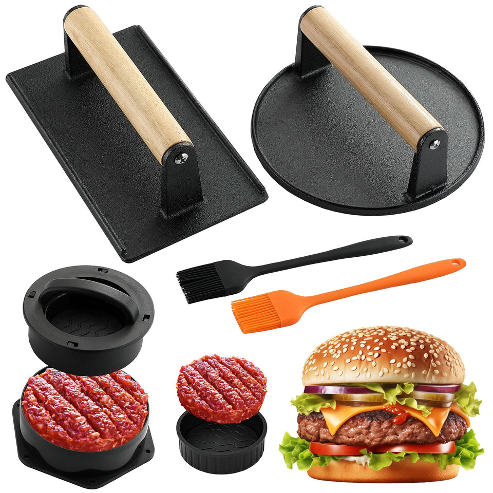 POLIGO Smash Burger Press patty mold for even, uniform burgers.