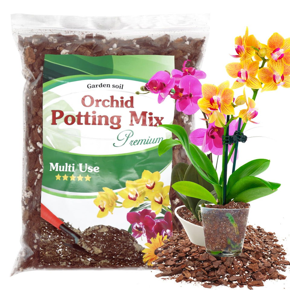 POLIUMB Orchid Potting Mix bag front showing balanced mix for healthy orchid roots