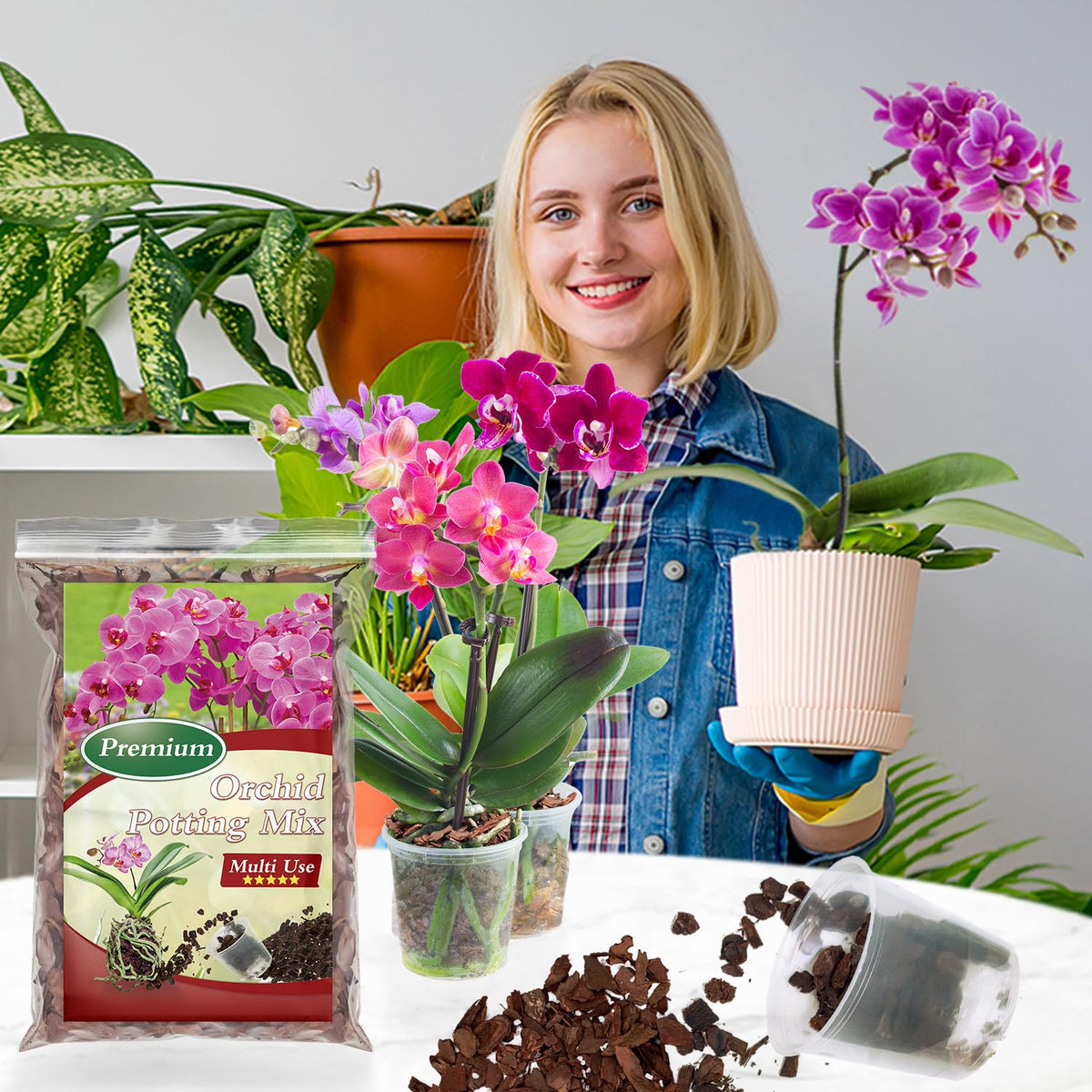 POLIUMB Resealable bag helps storage and freshness.