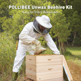 POLLIBEE bottom board and inner cover create a solid hive base.