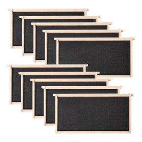 Pollibee Deep Brood Frames with beeswax-coated foundations for easier brood inspection.