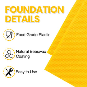 8-1/2 inch deep frame compatibility with POLLIBEE foundation sheets