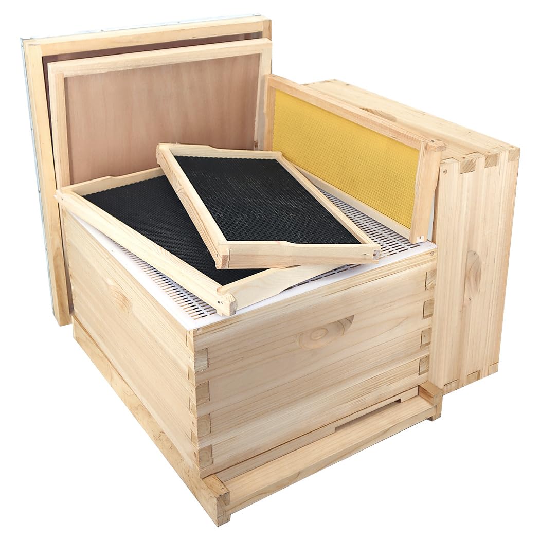 POLLIBEE easy-assembly dovetail joints enable quick, sturdy hive setup.