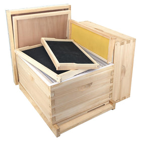 POLLIBEE easy-assembly dovetail joints enable quick, sturdy hive setup.