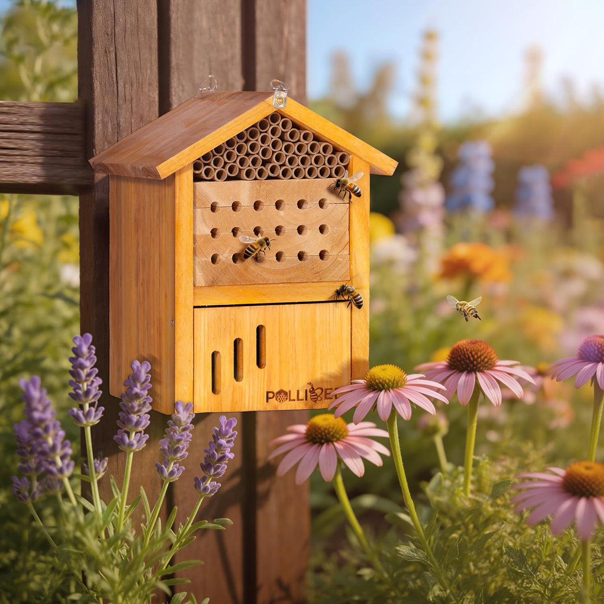 POLLIBEE Mason Bee House dedicated customer support for setup