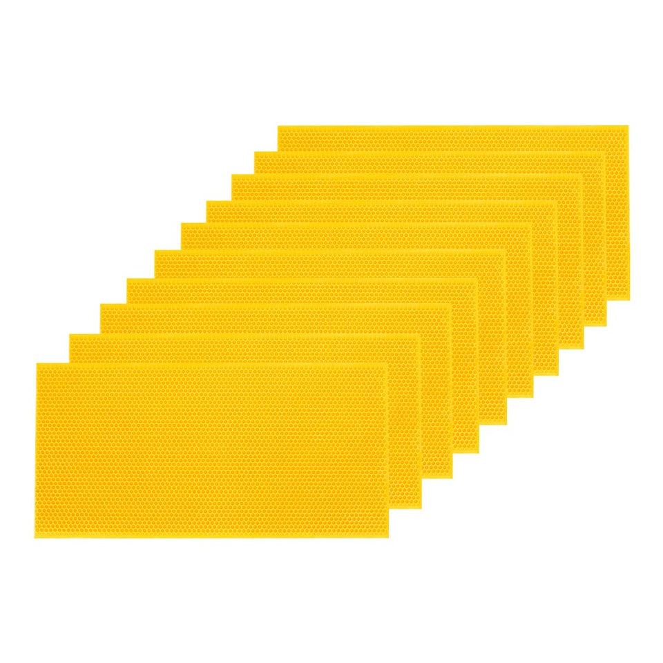 POLLIBEE foundation sheets in a 10-pack for ready hive setup
