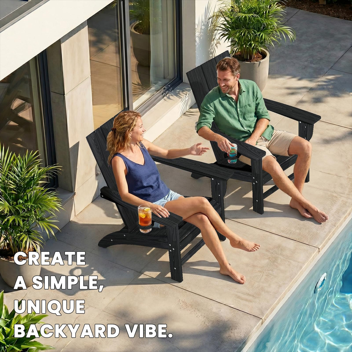 POLYDUN chair enduring sun and rain with premium all-weather materials