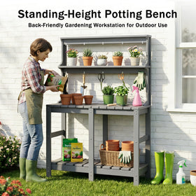 Polyhouz multi-functional garden center for seedling raising and pruning.