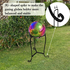 Stand dimensions 9x9x16 inches keep the globe elevated neatly