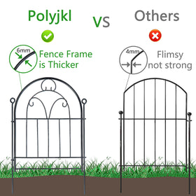 Polyjkl metal stakes 17 inch anchor for stable installation