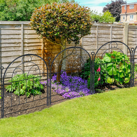 Polyjkl yard border decor provides stylish garden accents and safety