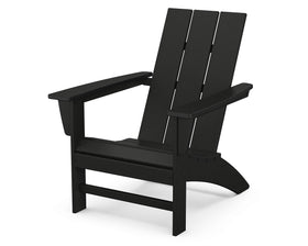 Polywood Modern Adirondack chair front view for durable outdoor seating