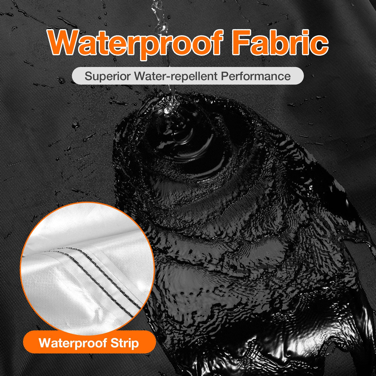 POMER windproof drawstring keeps cover secure in gusts