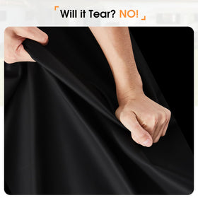 POMER windproof rectangular cover resists strong gusts to stay in place.