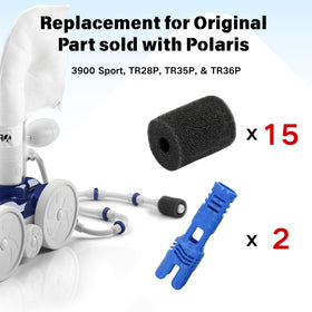 Pomeyard Polaris tail scrubber compatible with models 180, 280, 360