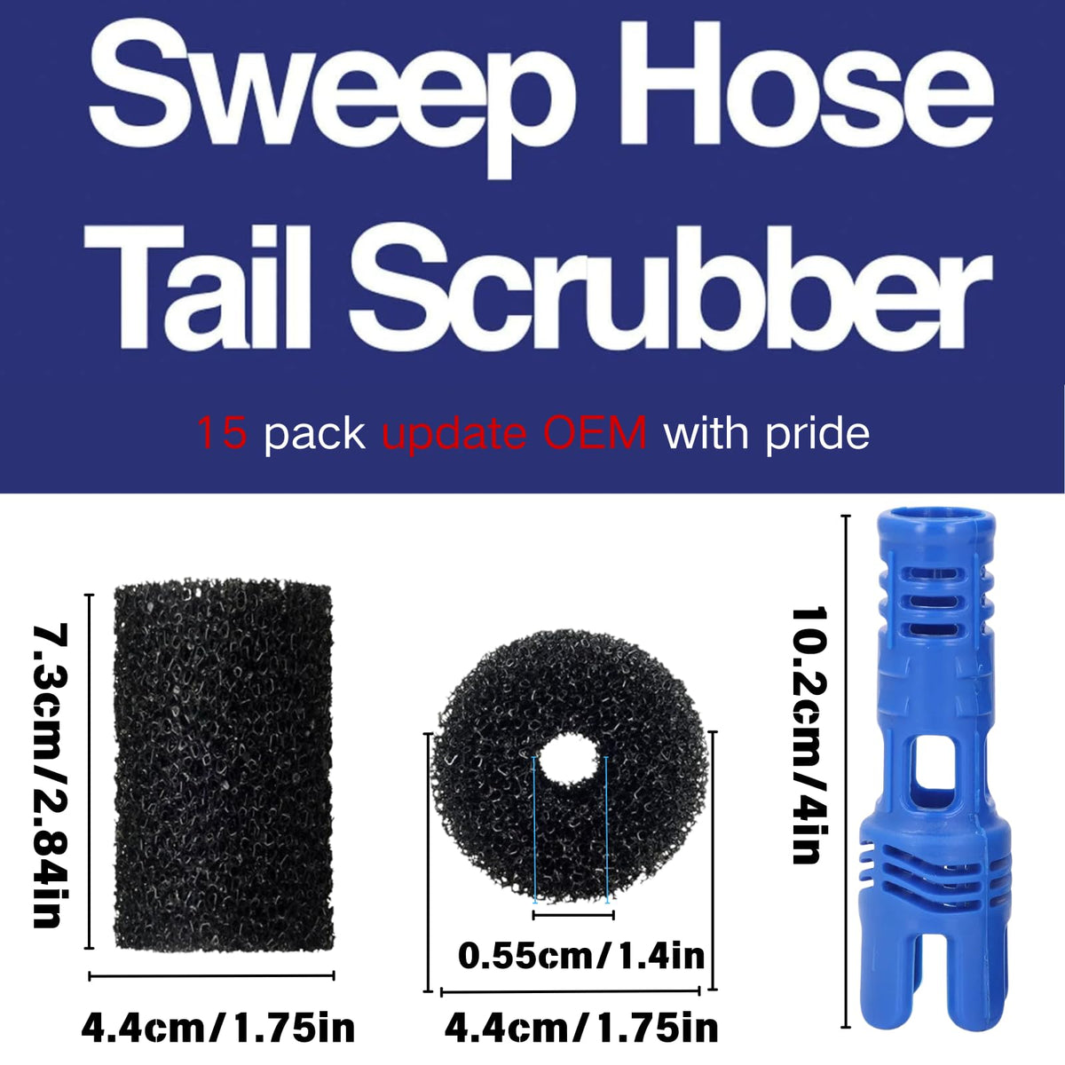 Pomeyard tail scrubber design shows evenly spaced holes for filtration