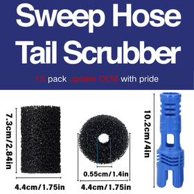 Pomeyard tail scrubber design shows evenly spaced holes for filtration