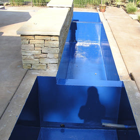 Underwater Pond Shield application seals koi ponds with a durable finish