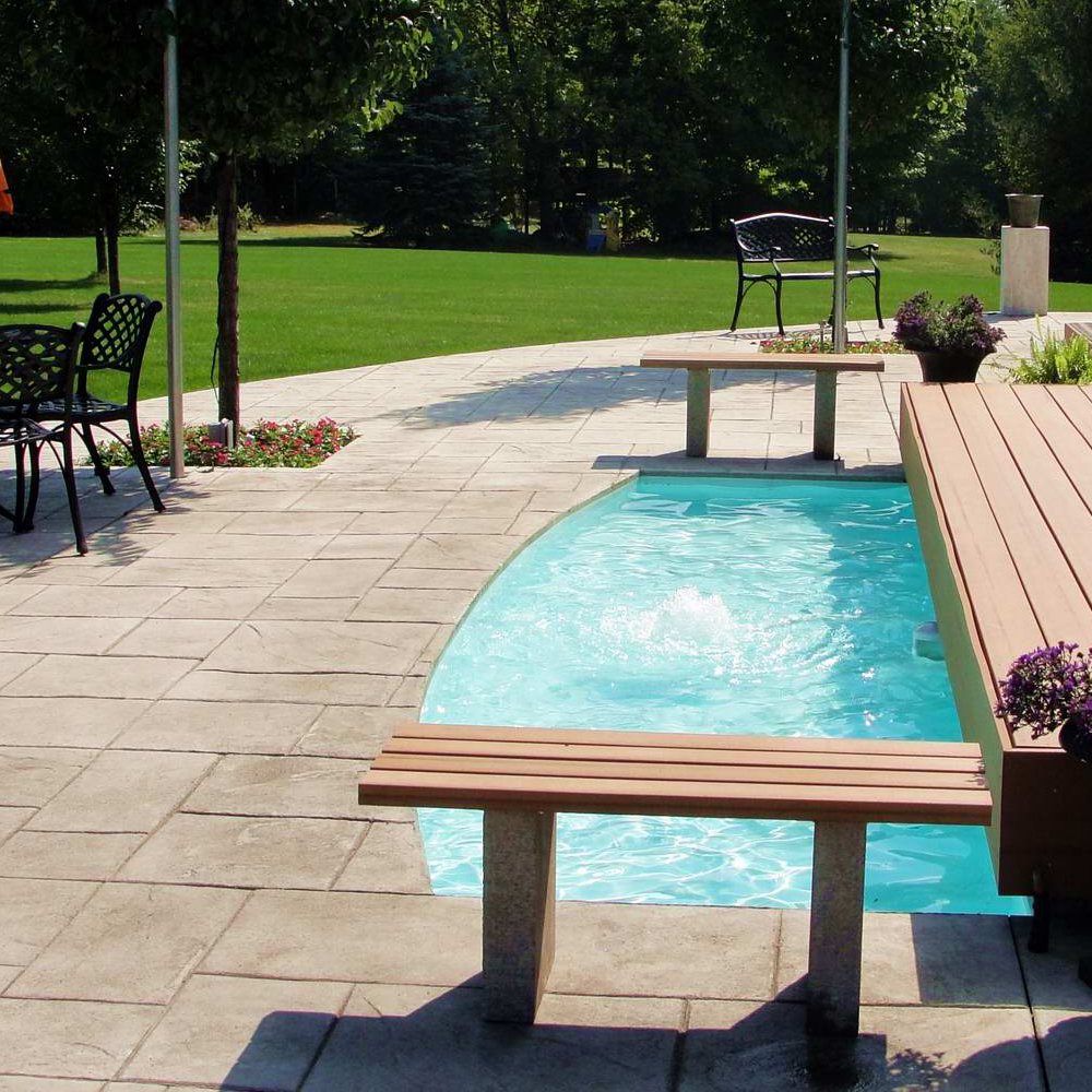 Applied to wood, metal, or stone features for waterproof protection