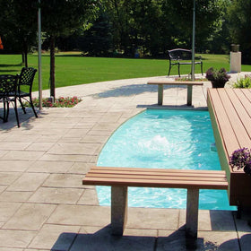Applied to wood, metal, or stone features for waterproof protection