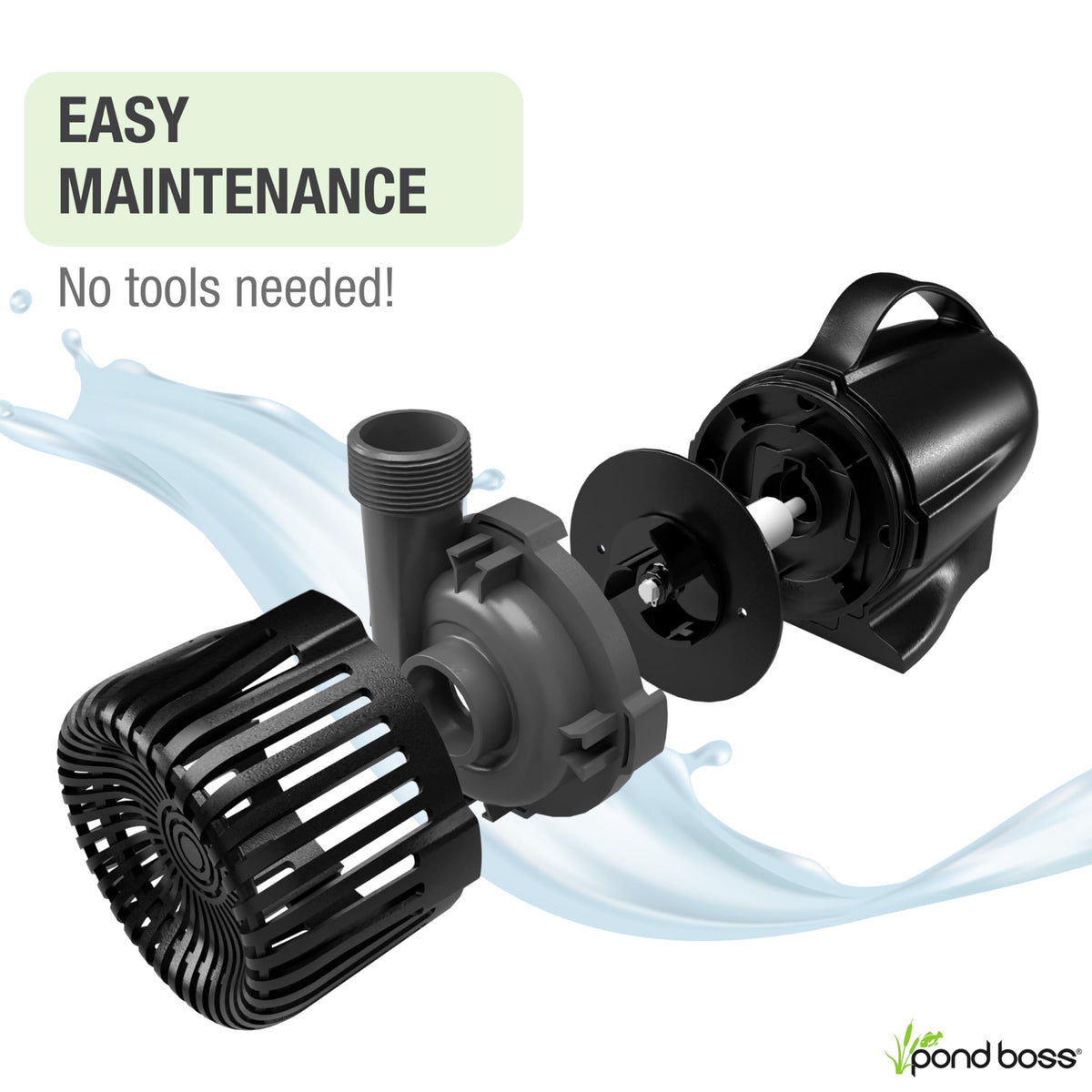 Pond Boss durable, eco-friendly pond pump kit for long-lasting outdoor features