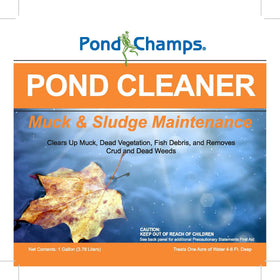 Pond Champs Beneficial Bacteria Action image shows organisms at work for clearer water.