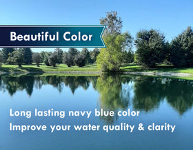Pond Champs One-Gallon Dye demonstrates acre coverage for ponds.