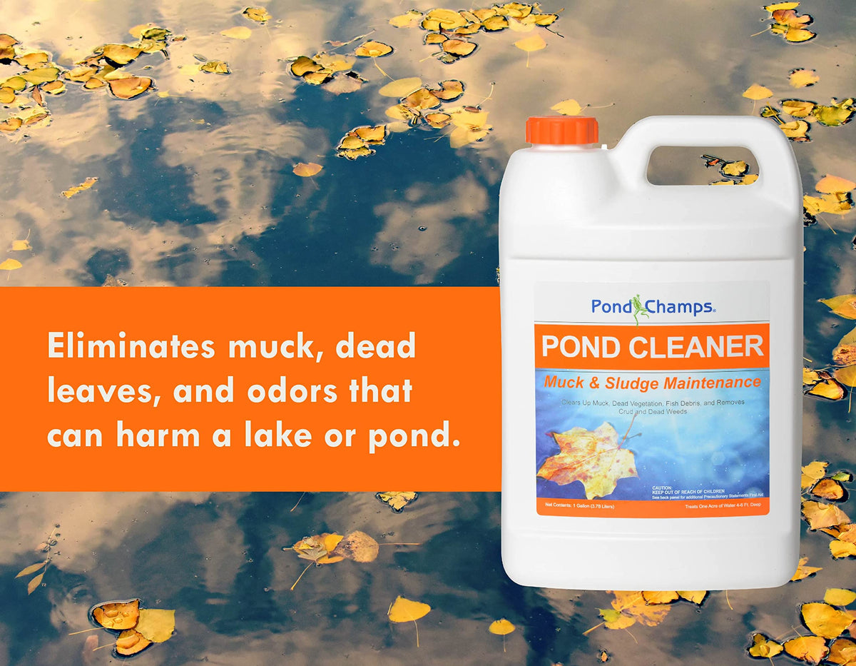 Pond Champs Treats one surface acre pond, supports balanced, low-maintenance ponds.