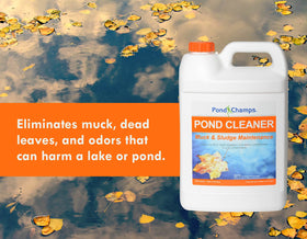 Pond Champs Treats one surface acre pond, supports balanced, low-maintenance ponds.